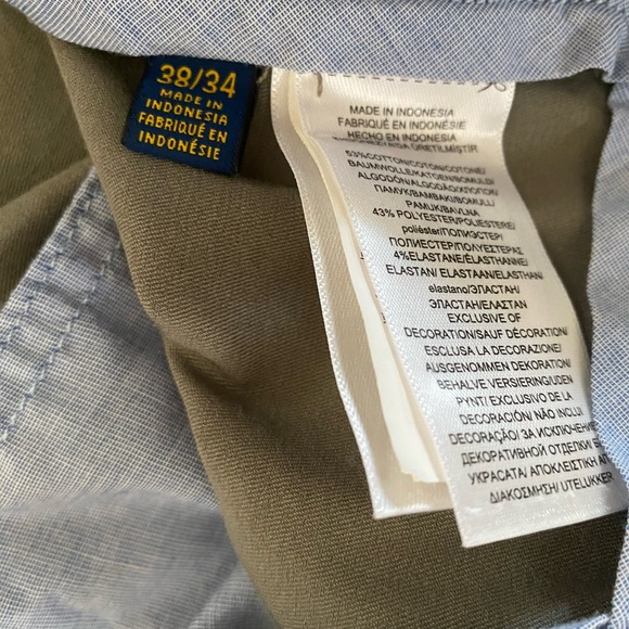 POLO mens cotton blend lightweight slacks - Picture 4 of 5